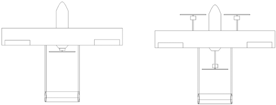 图19图20 RQ-7无人机布局以及改进版方案